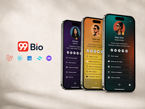 99Bio - Bio Link for Creators and Influencers Platform (SaaS)